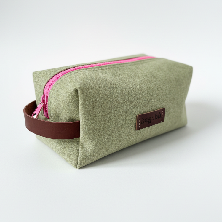 Toiletry Light Green Bag