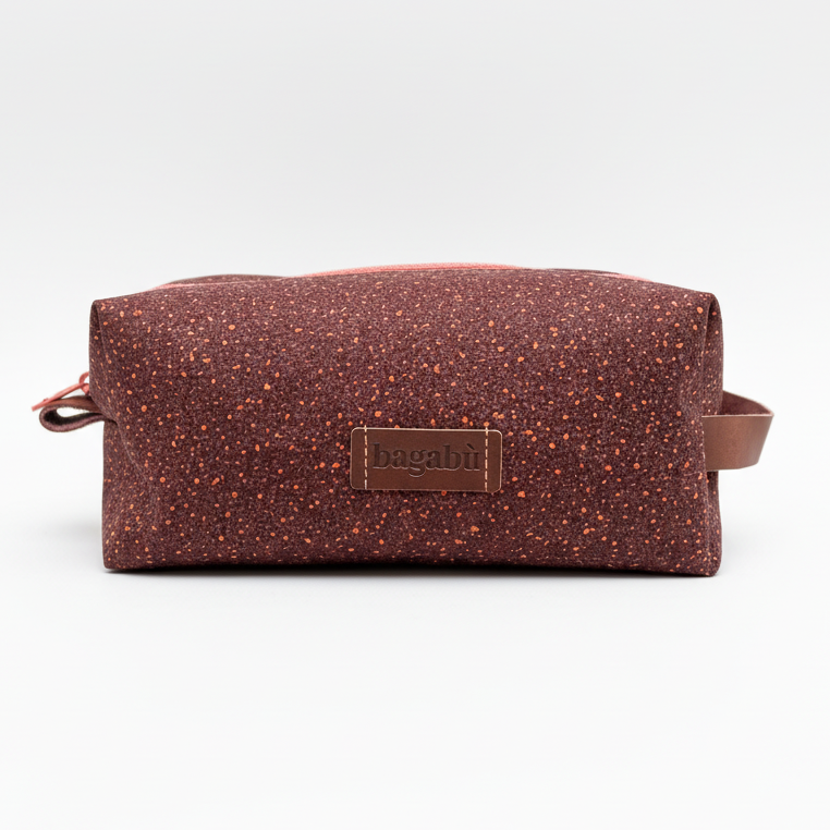 Toiletry Red Dotty Bag