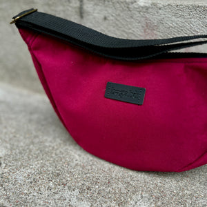 rouge pink banana bag