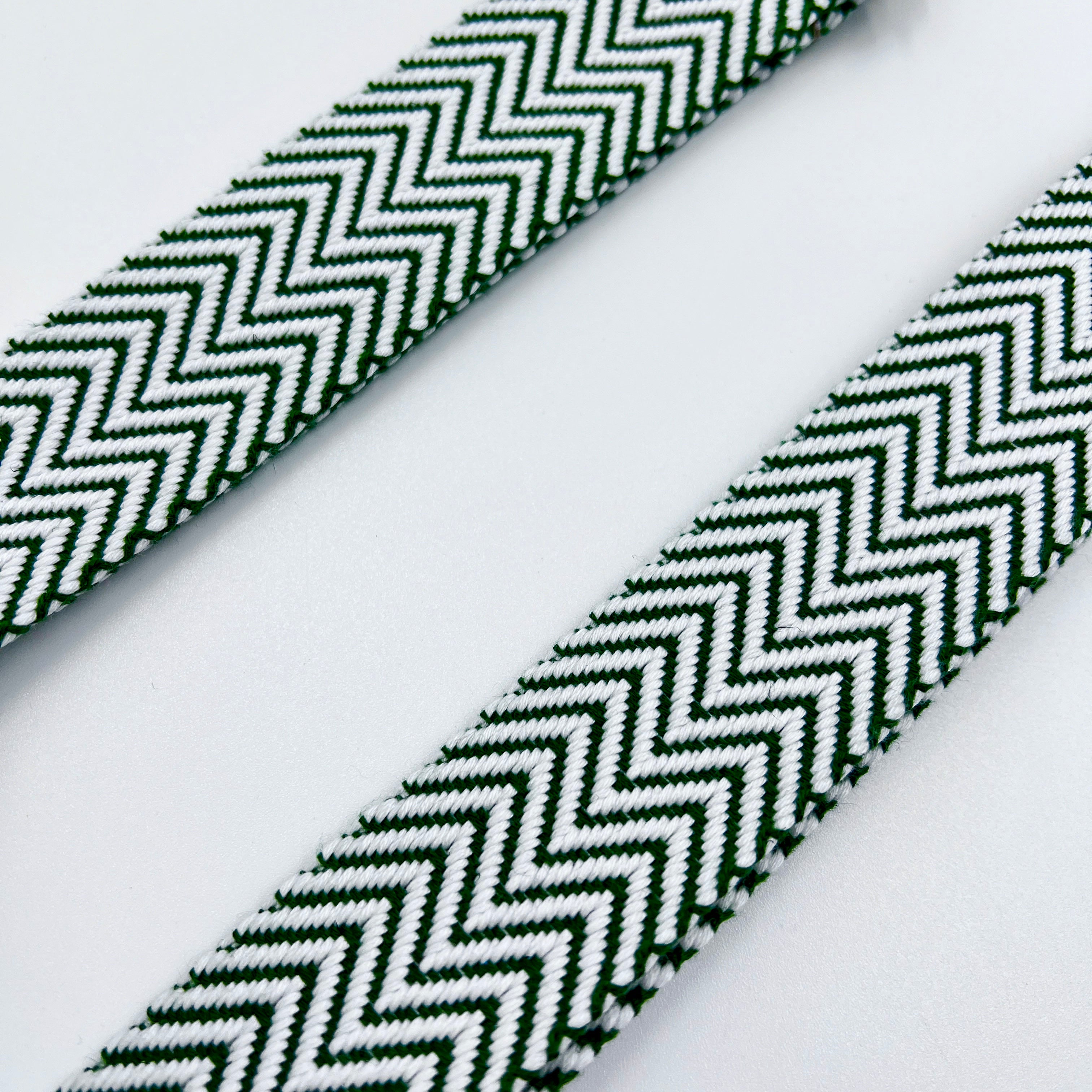 White/Green Shoulder Strap