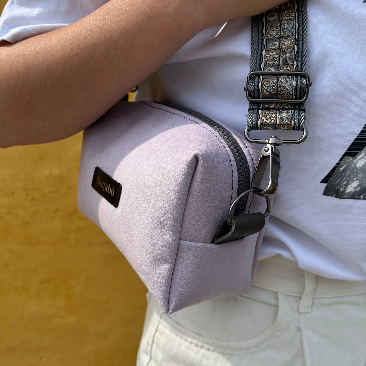 light purple bag