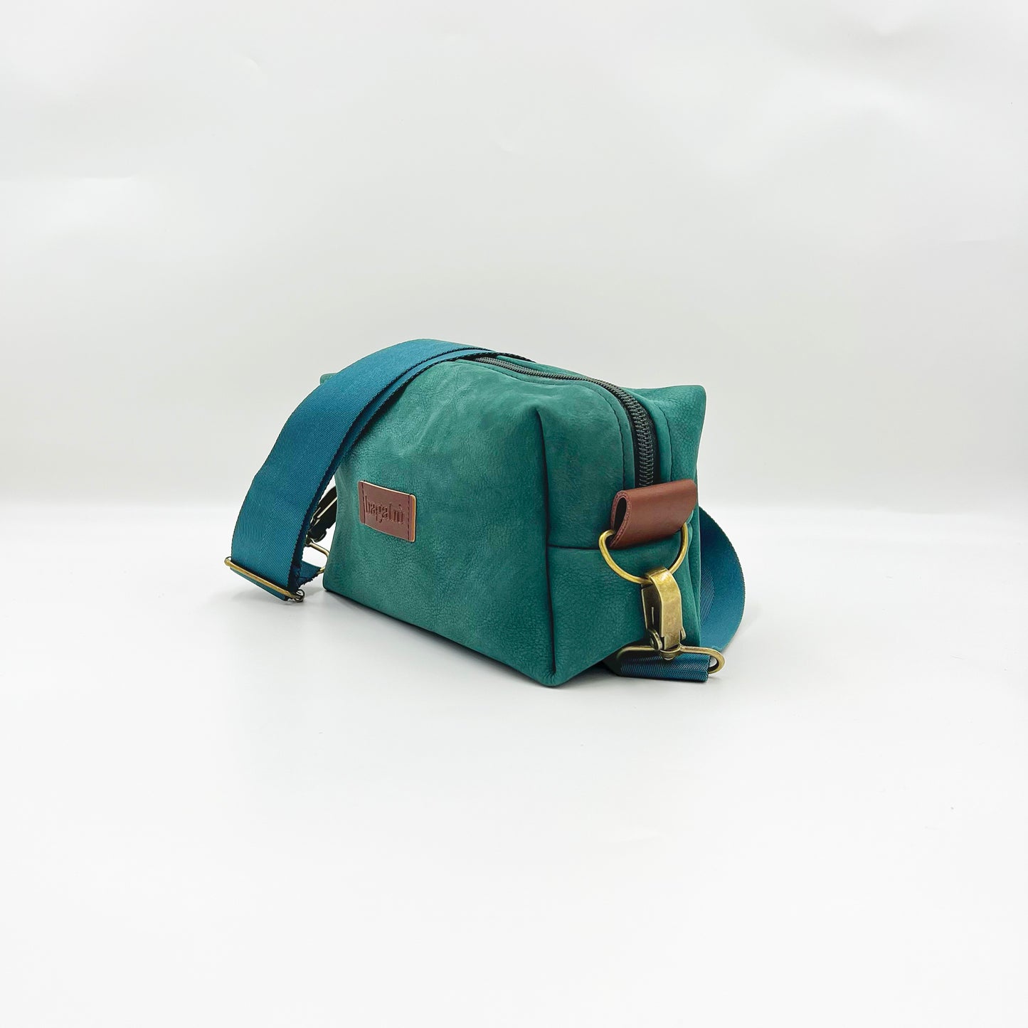 Dark Green Piccolo Leather Rambler
