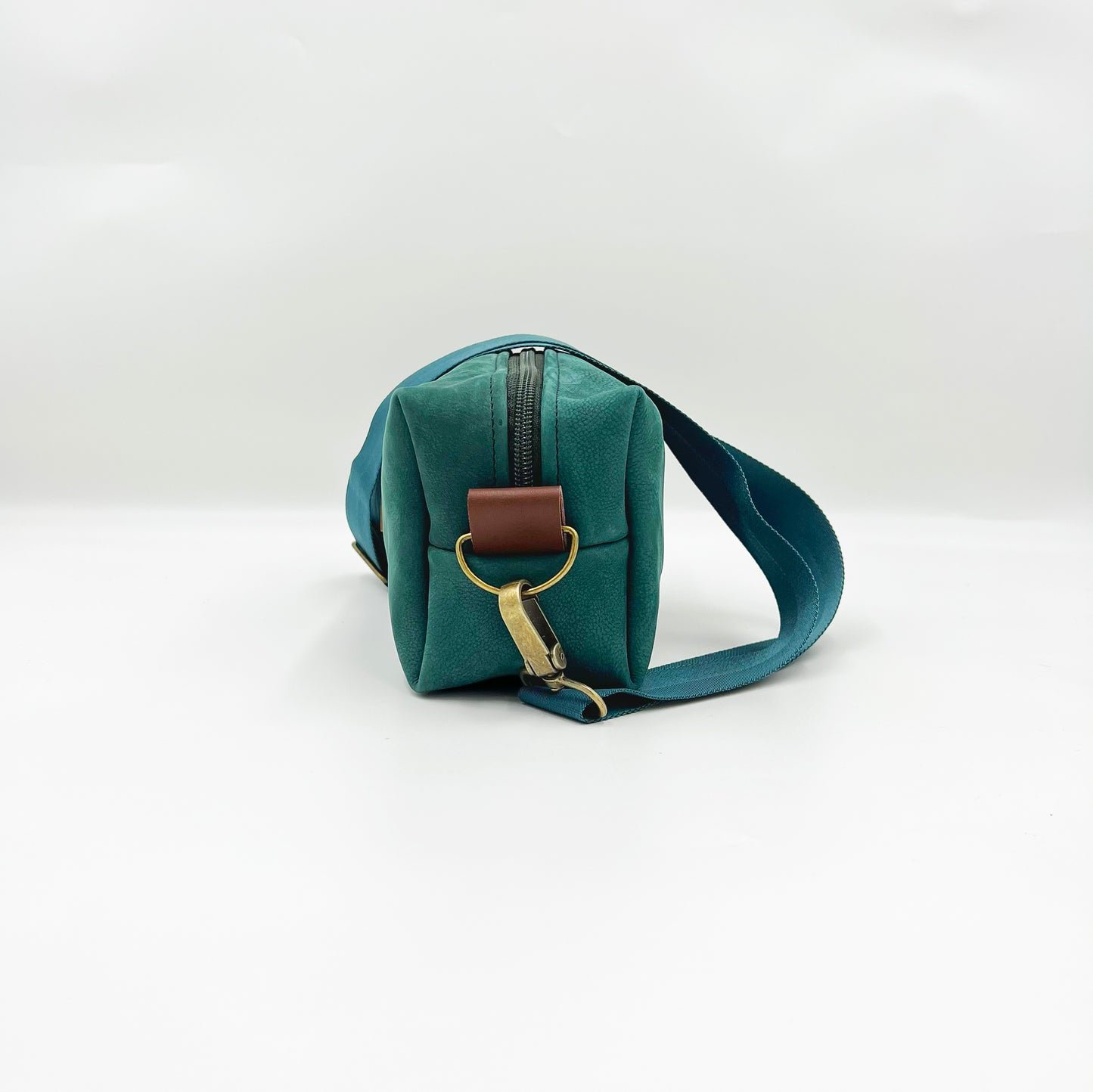 Dark Green Piccolo Leather Rambler