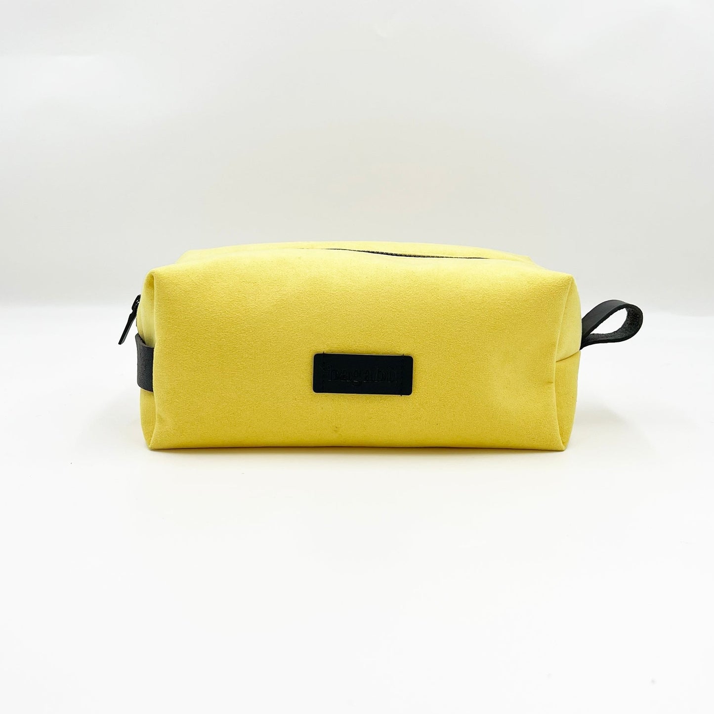 light yellow toiletry bag