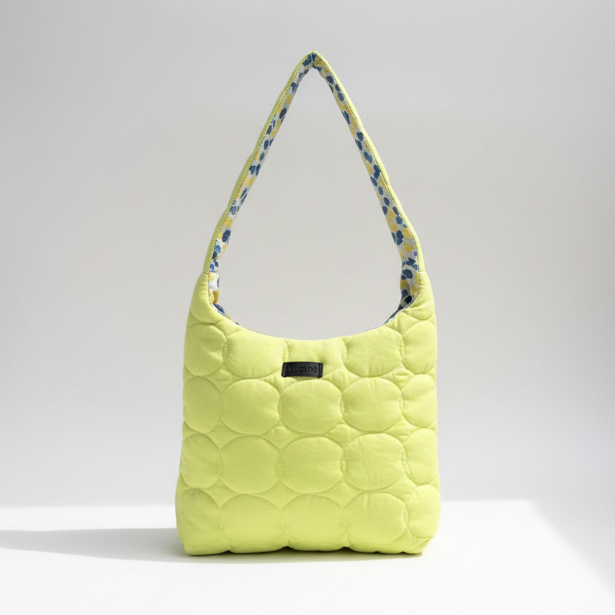 butter yellow cloud hobo bag
