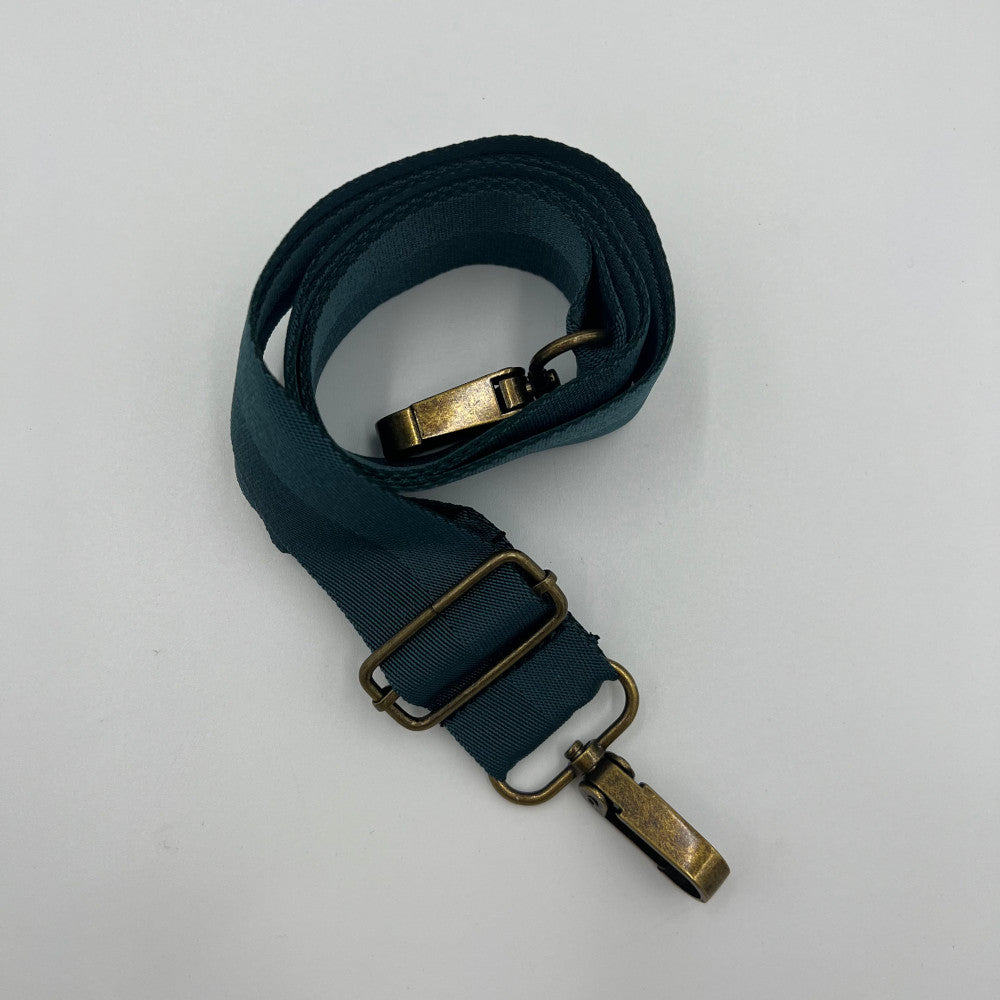 dark green shoulder strap
