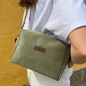 green unisex bag