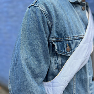 gray hobo bag