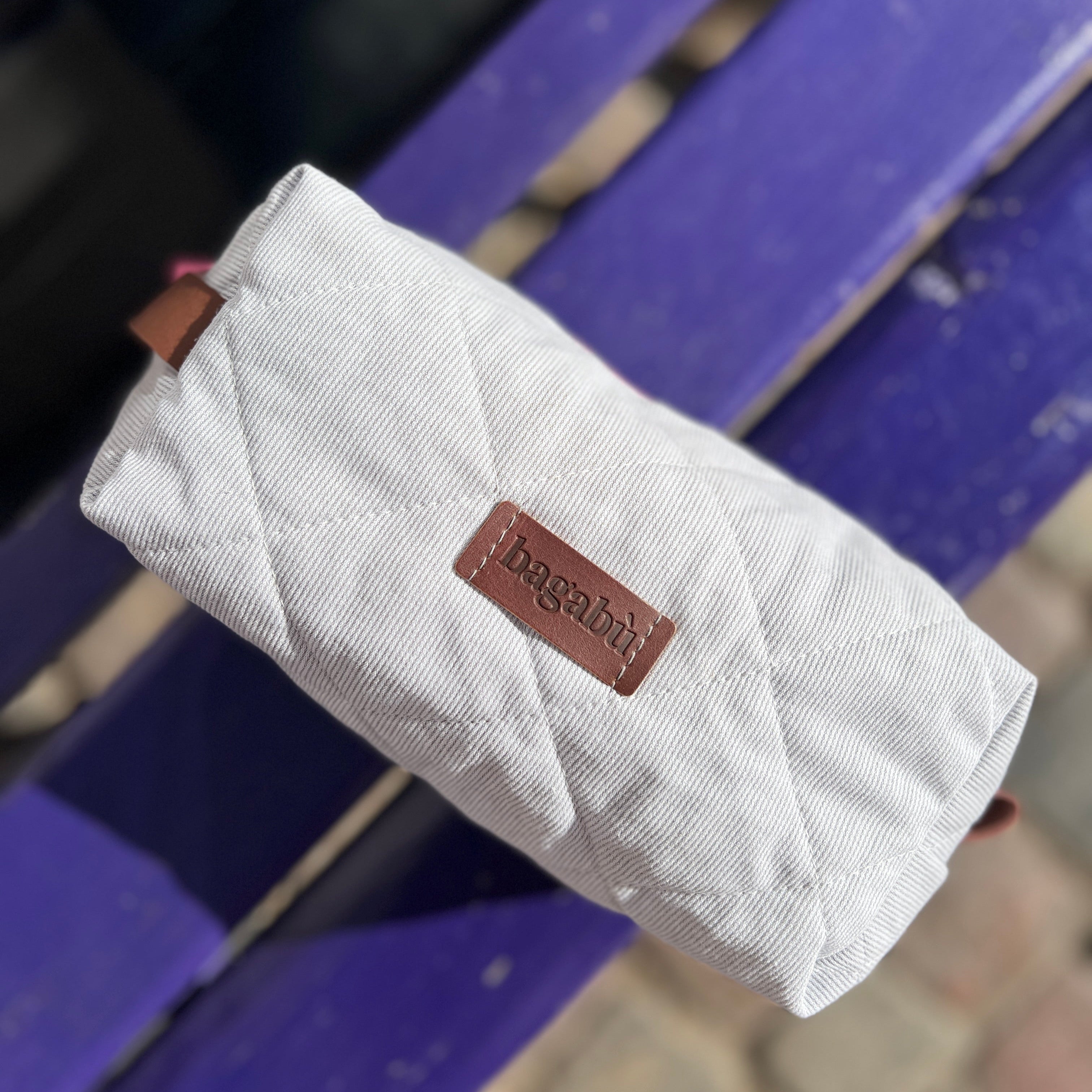 gray travel bag