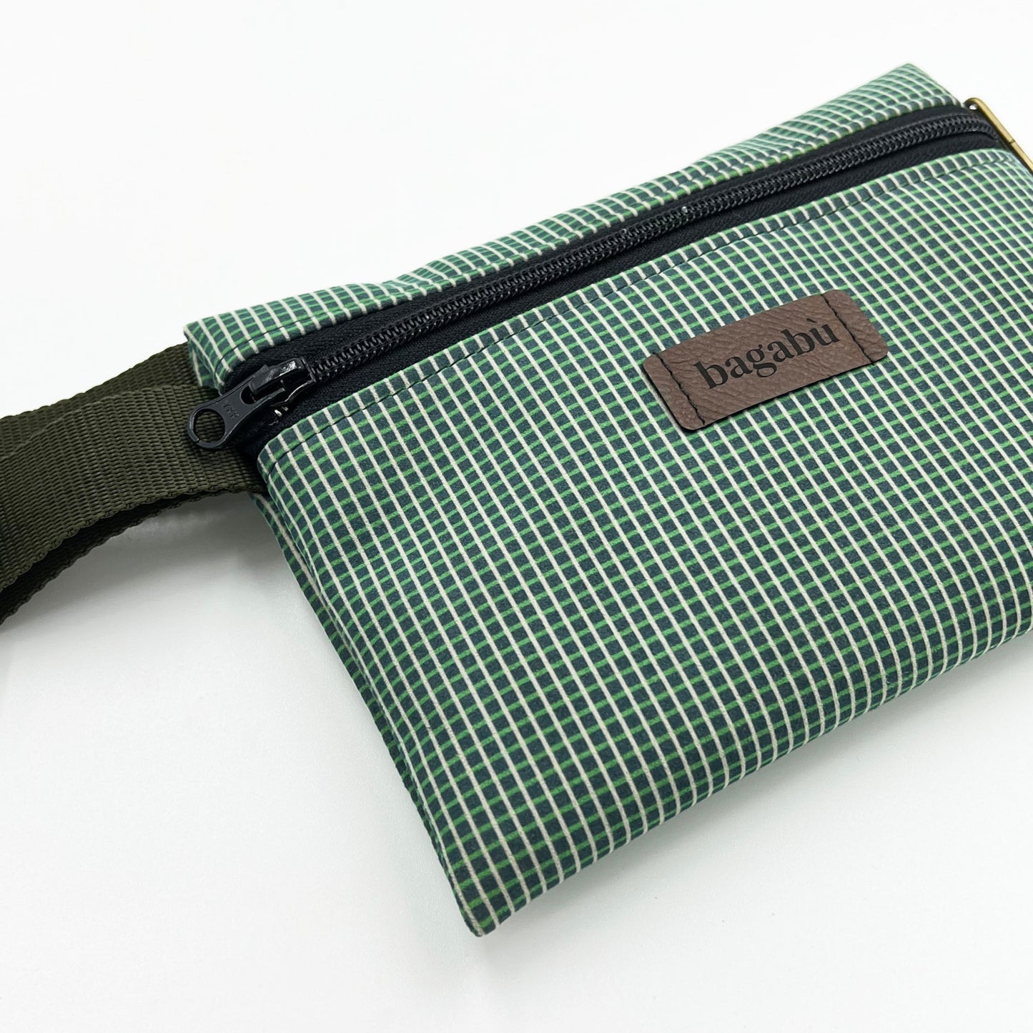 Striped Green Waist Bag