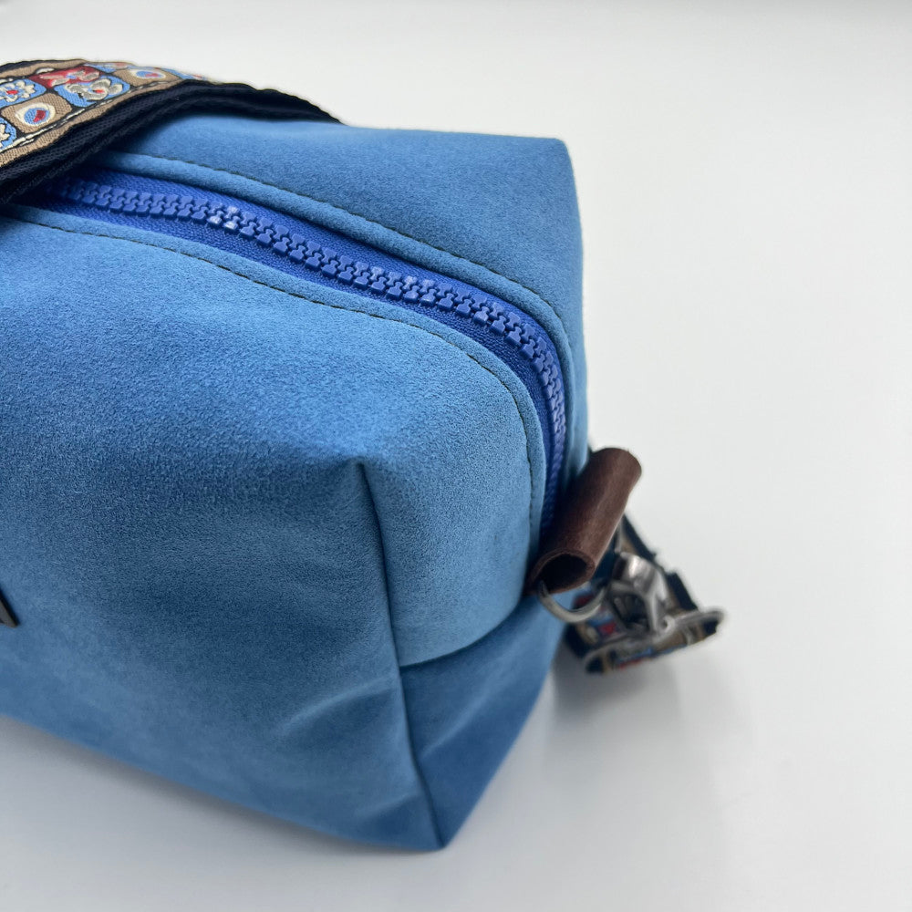 light blue unisex bag