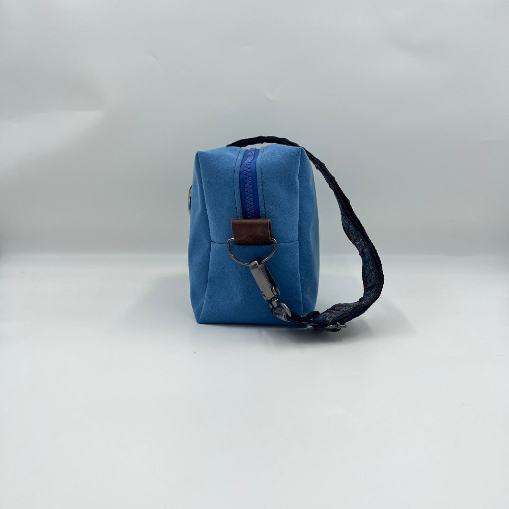 light blue unisex bag