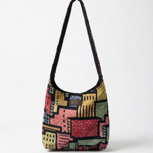 multi color woven bag