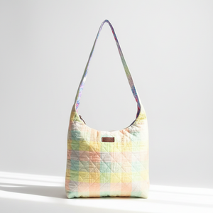 multi soft colors hobo bag