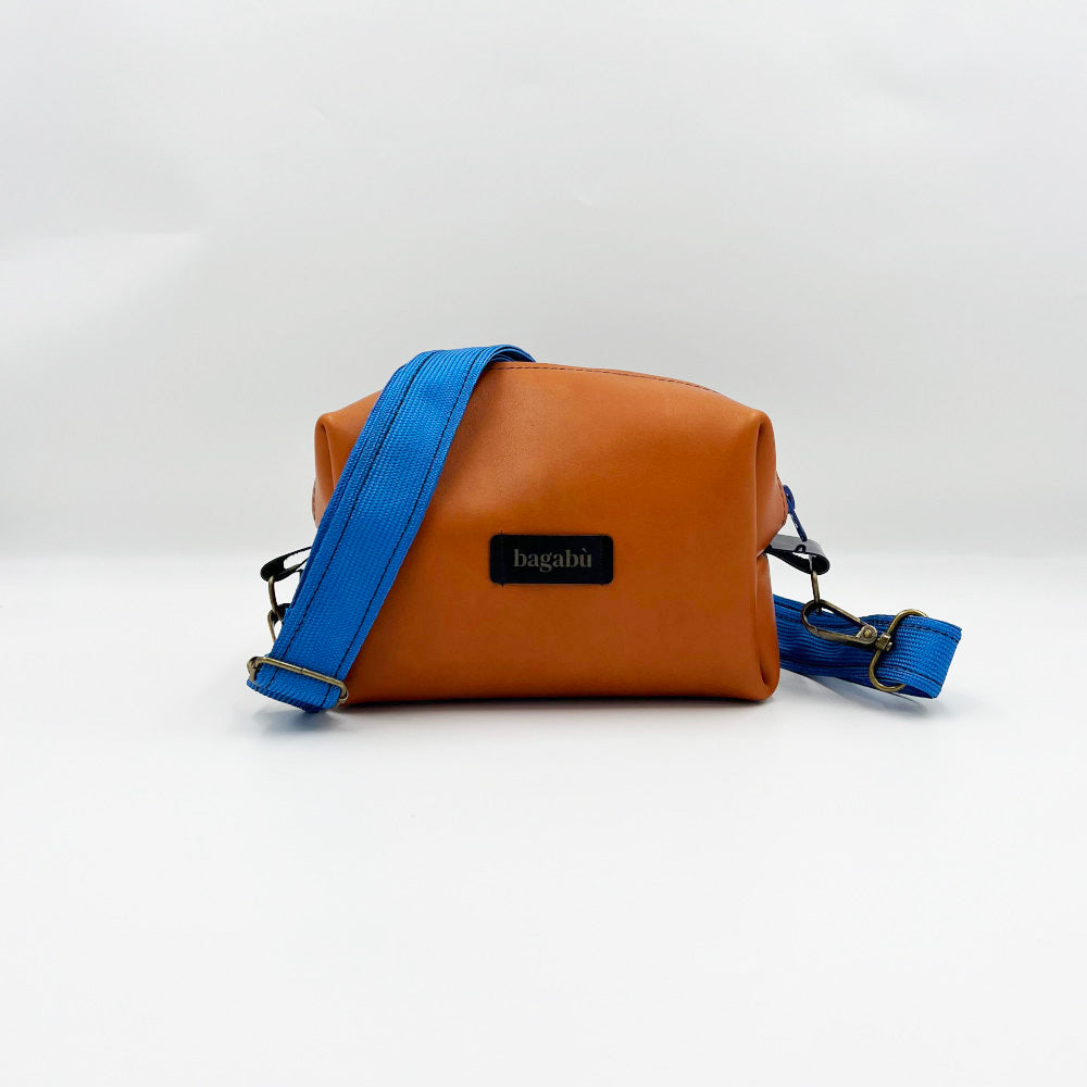 Orange Leather Piccolo Rambler
