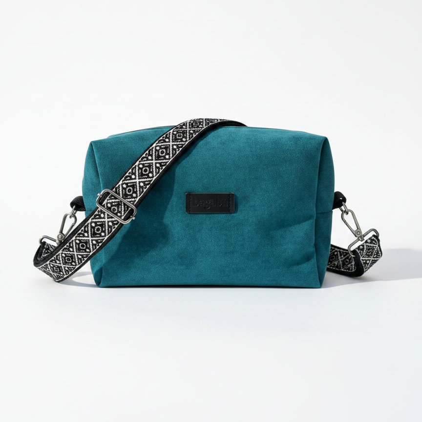 petrol green rambler bag