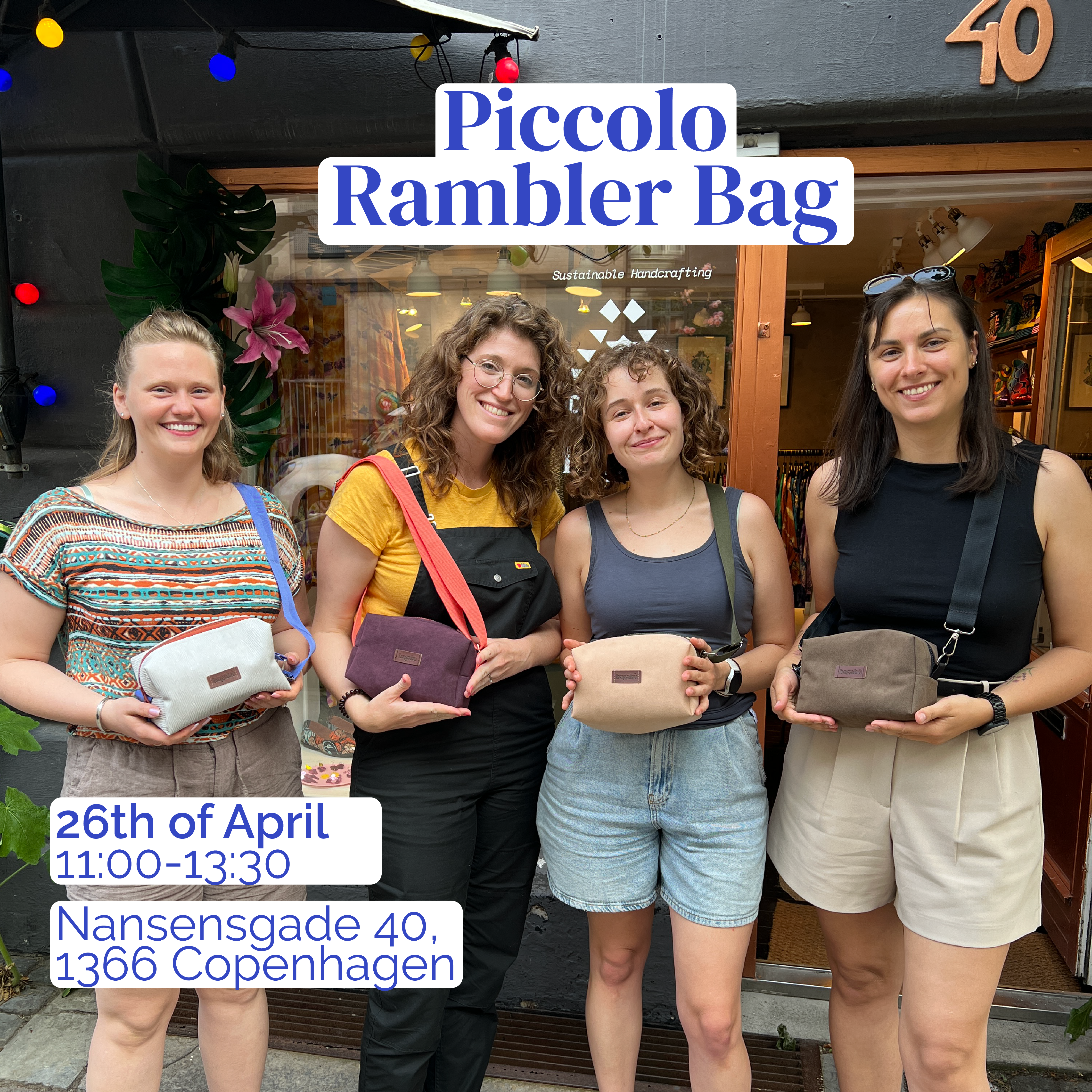 Workshop: Design and Sew Your Own Bag (26/04 Copenhagen)