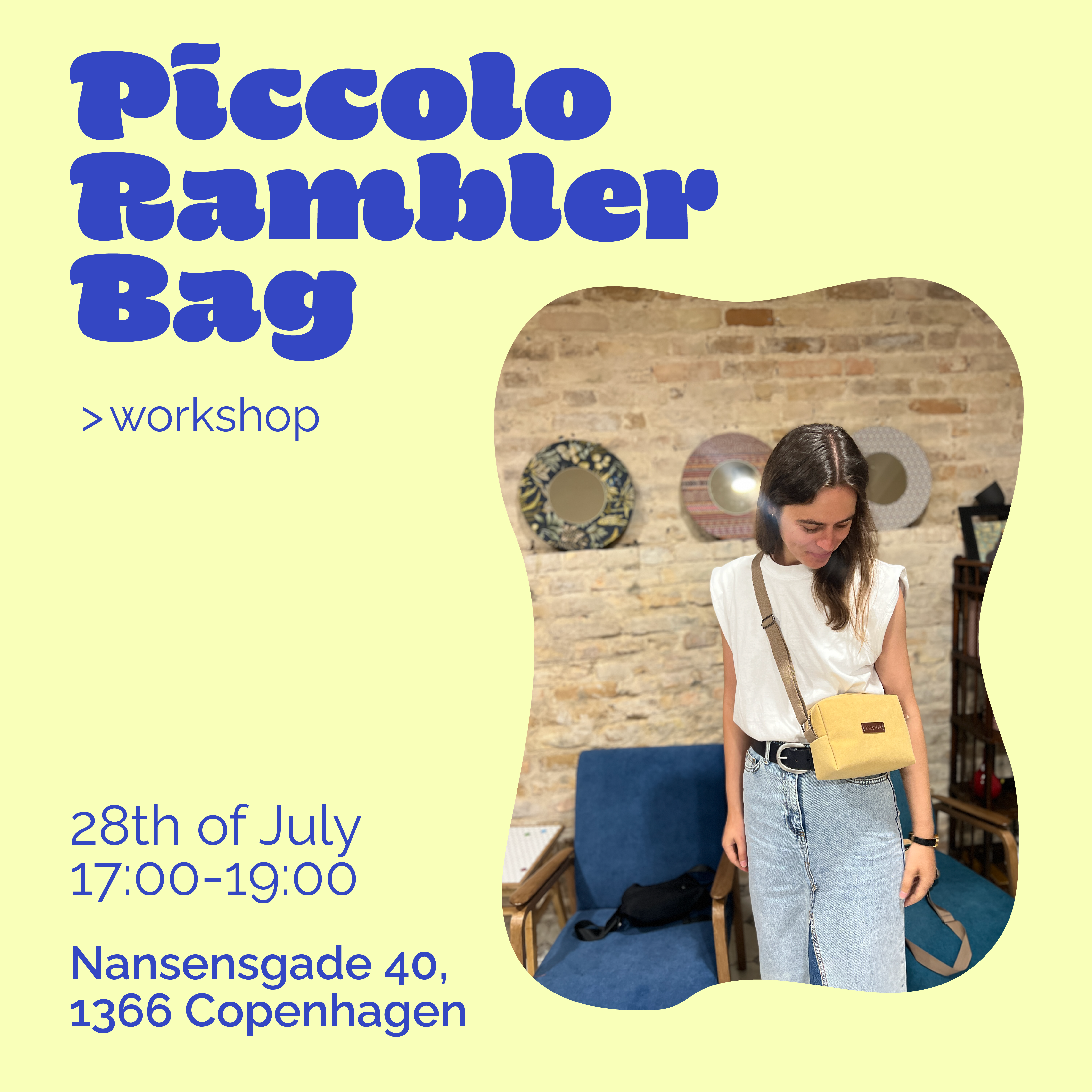Workshop: Design and Sew Your Own Bag (28/07 Copenhagen)