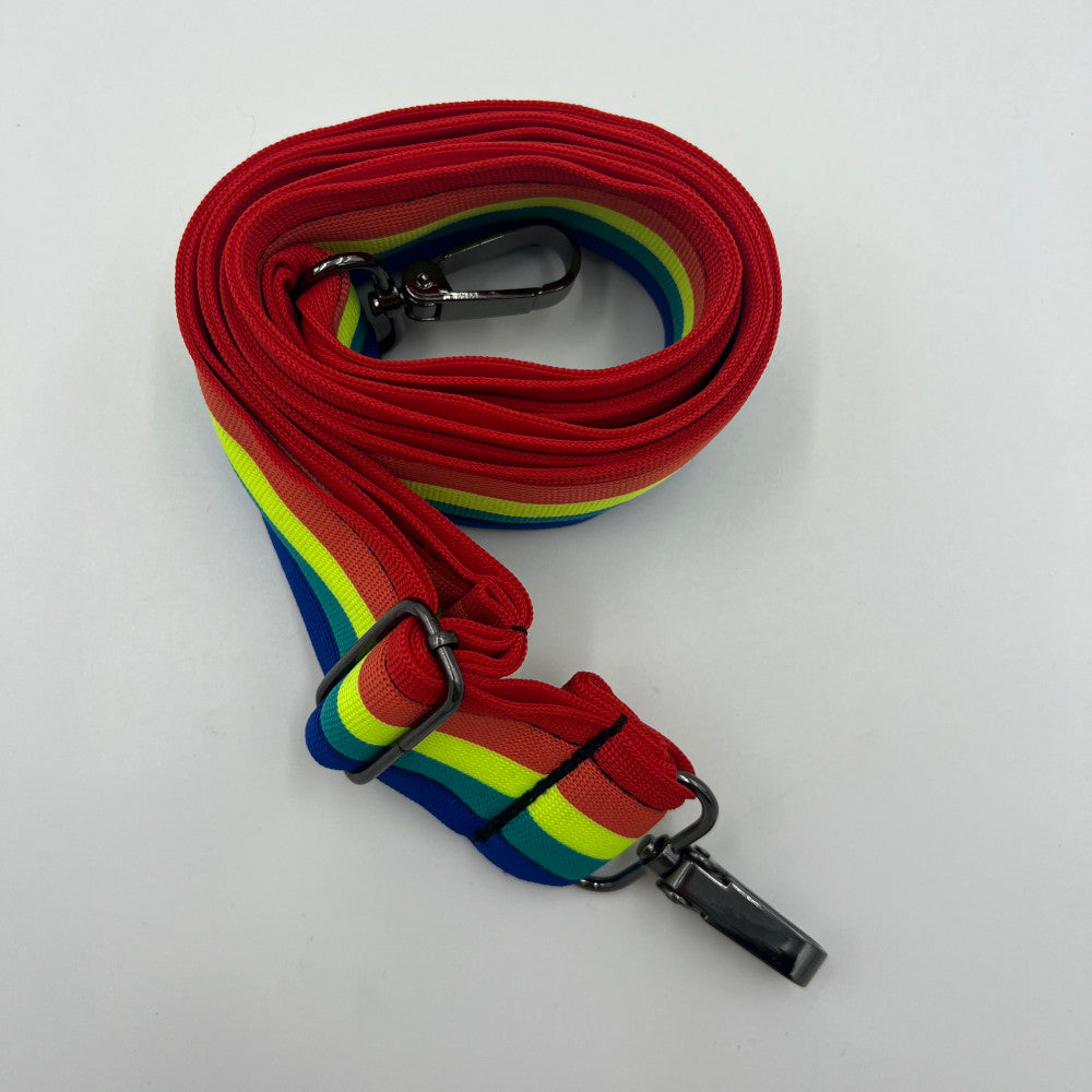 rainbow shoulder strap