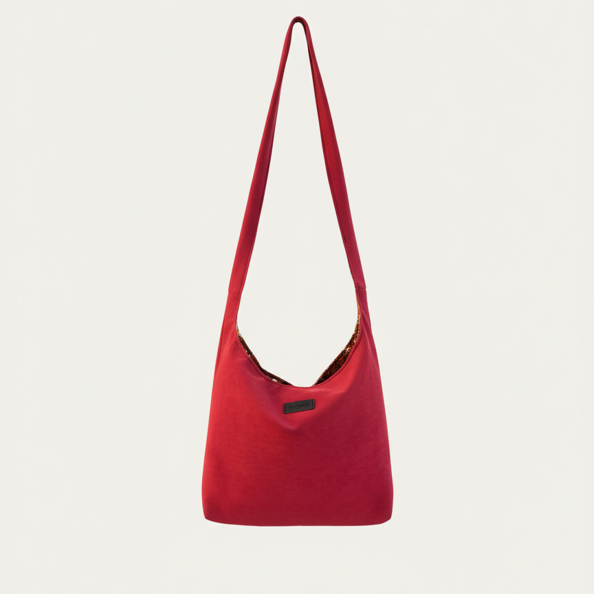 red hobo bag
