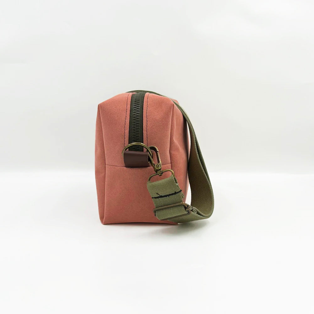 Salmon Alcantara Bag