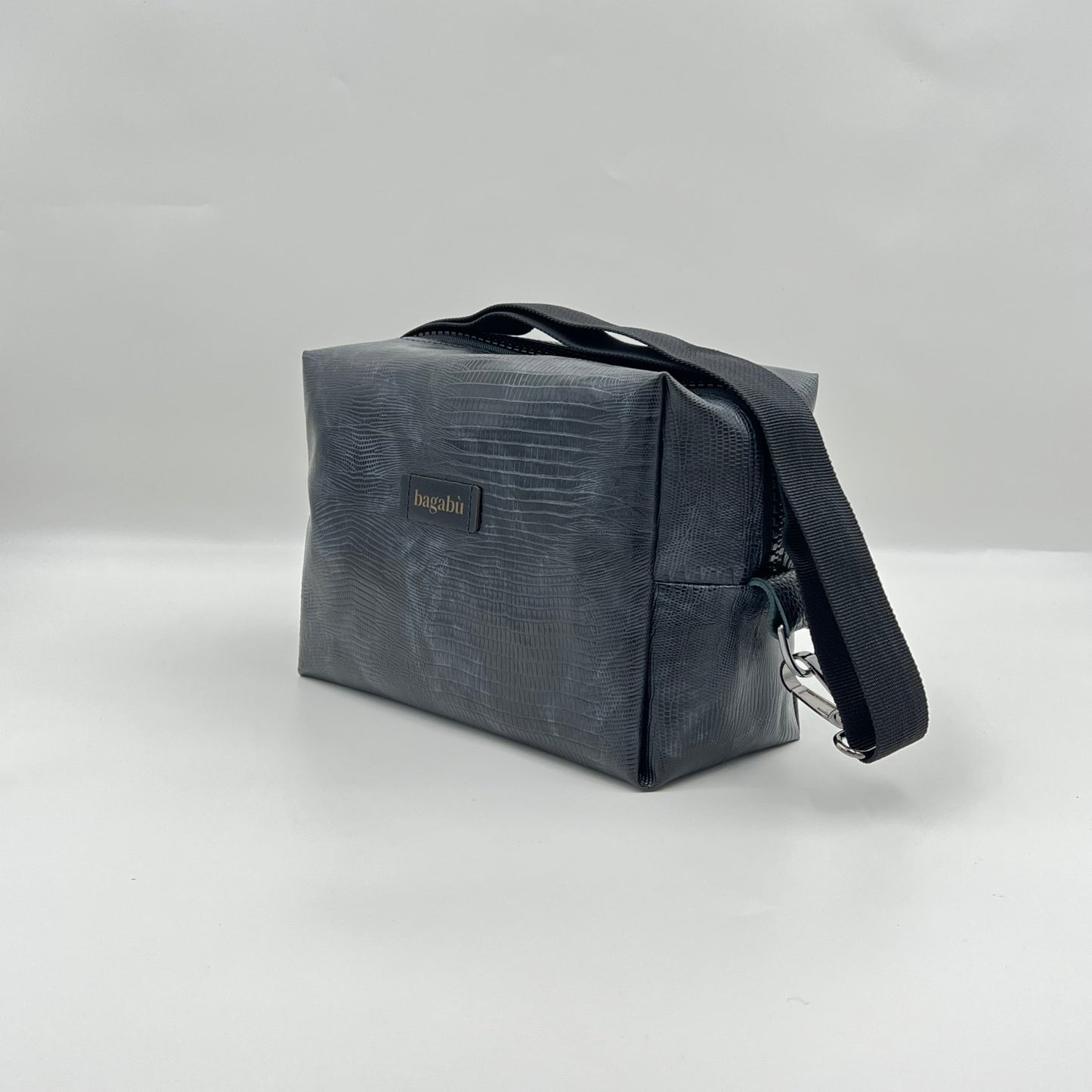 black eco leather bag