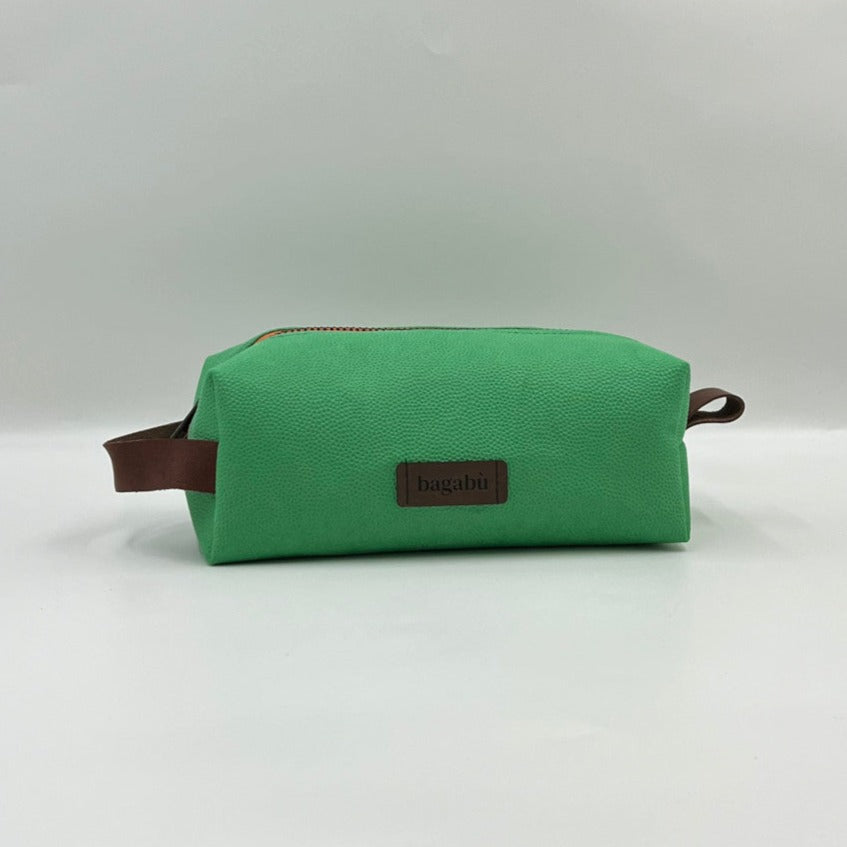 jungle green toiletry bag