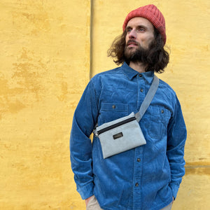 light green belt bag