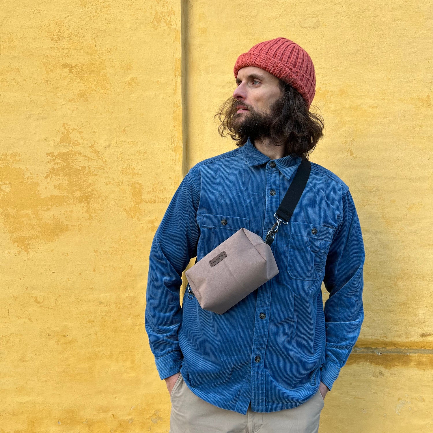 light brown small bag