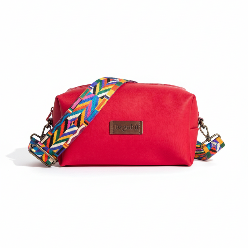 Classic red piccolo rambler bag