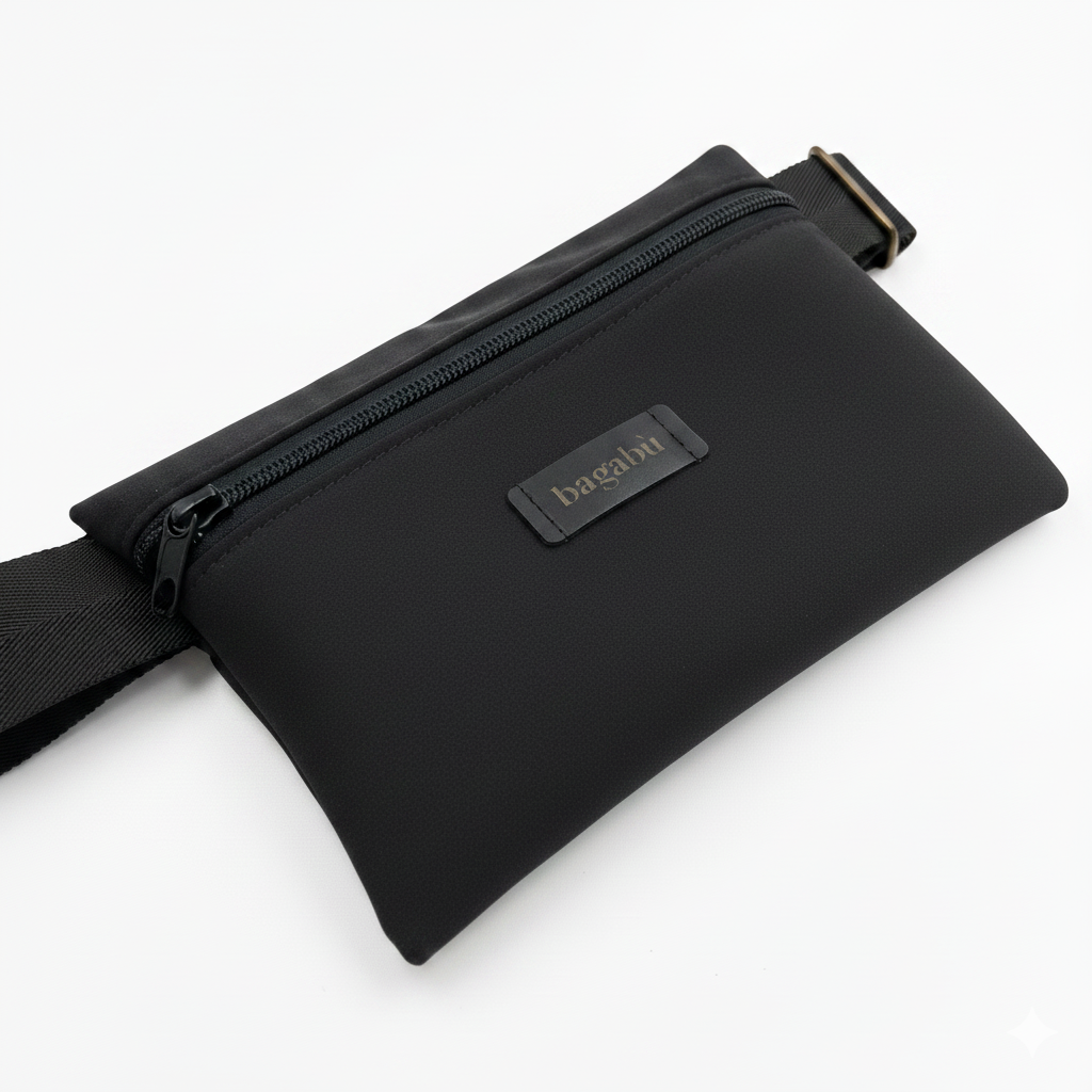 Black Waist Bag