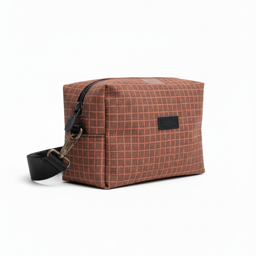 Chestnut Alcantara Bag