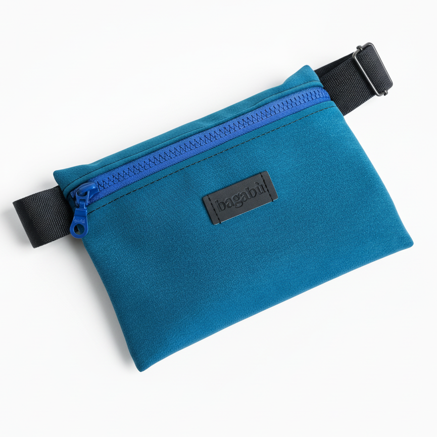 Blue Waist Bag