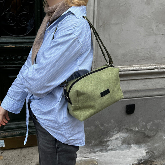 Sage Green Alcantara Bag