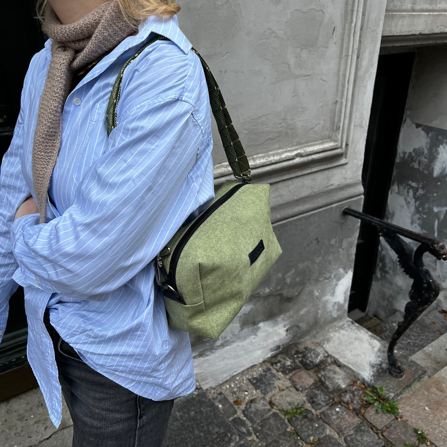 Sage Green Alcantara Bag