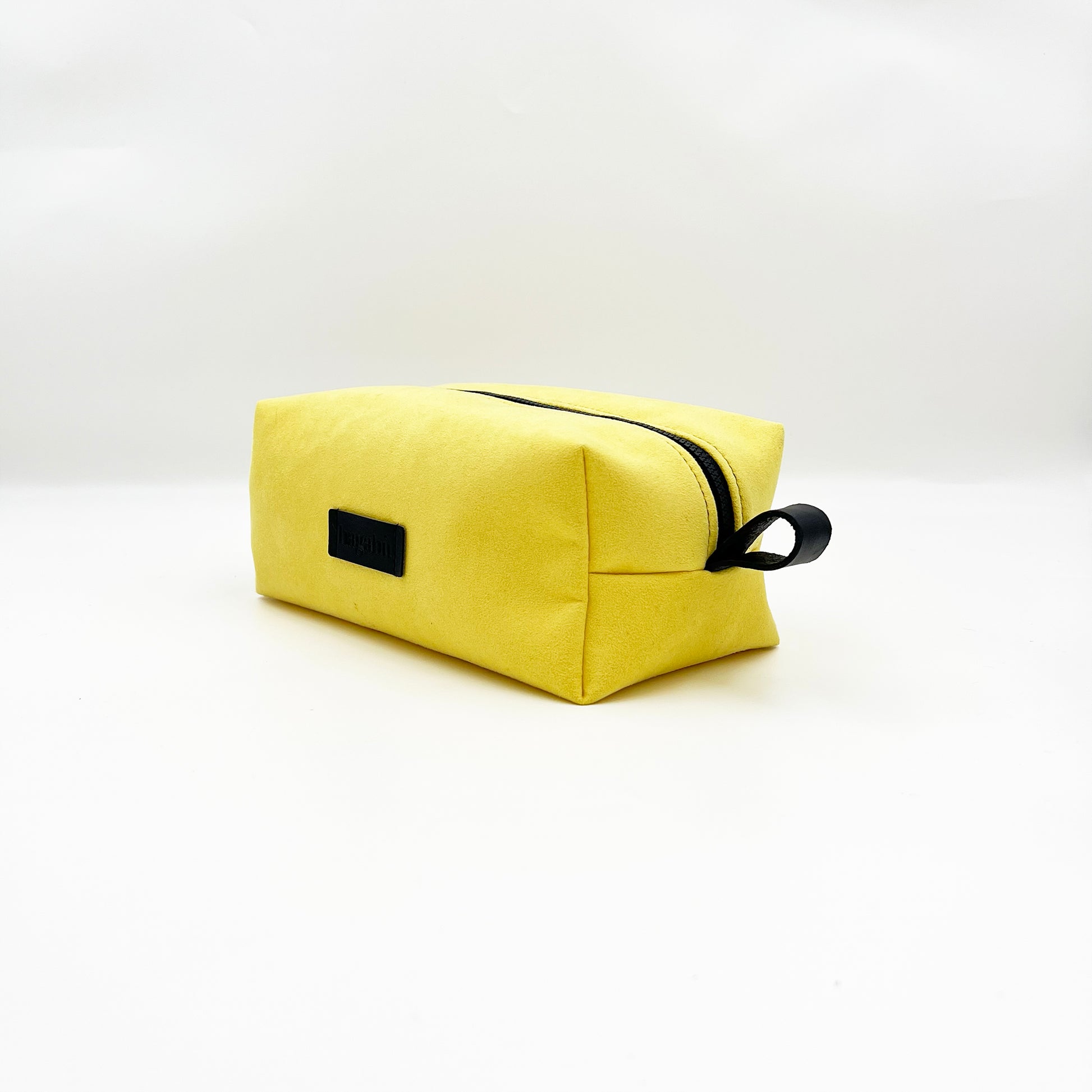 light yellow toiletry bag