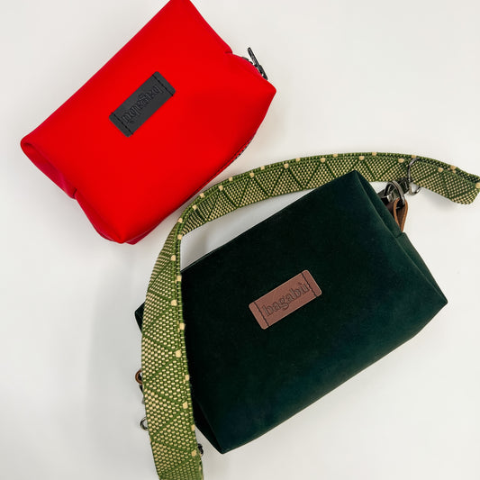 Dark Green Piccolo Rambler + Red Mini Toiletry 🎁