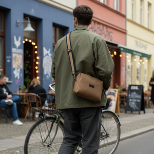brown leather rambler bag cross body
