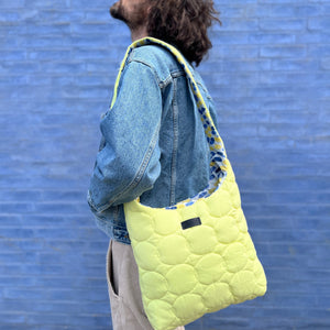 butter yellow hobo bag