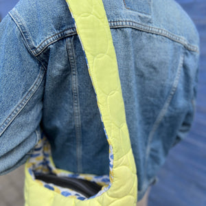 butter yellow hobo bag