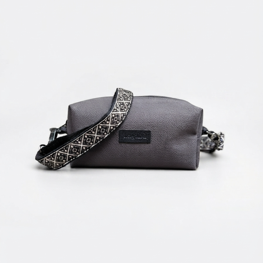 dark gray unisex bag
