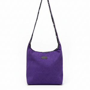 grape purple hobo bag