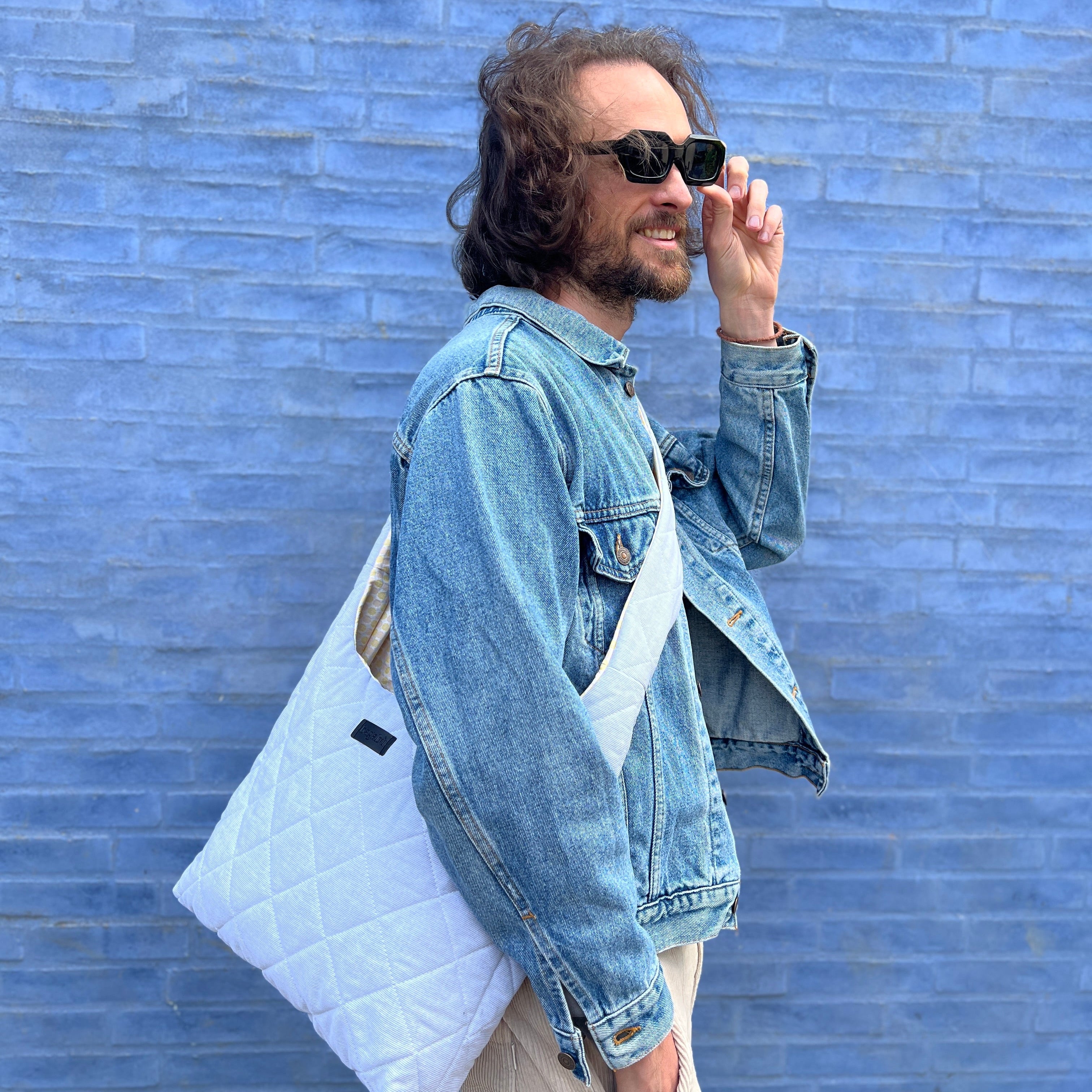 gray hobo bag