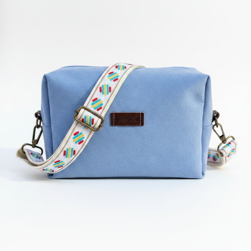 ice blue rambler bag