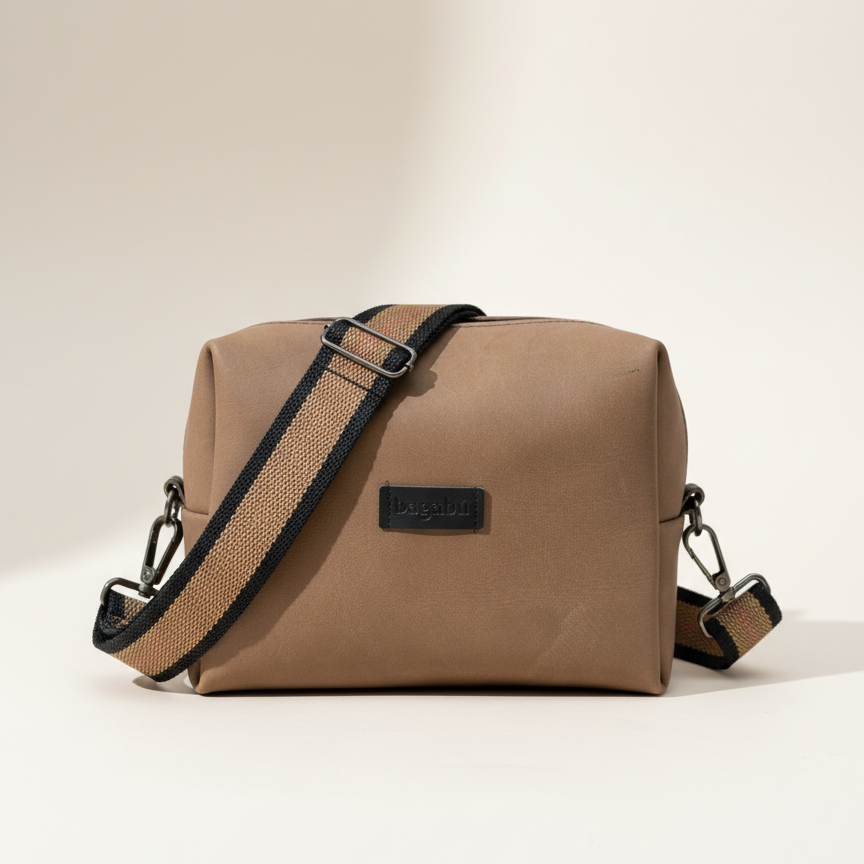 light brown cross body bag