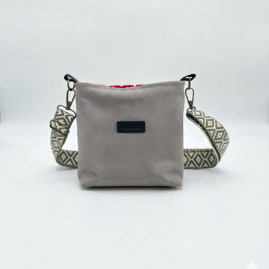 light gray bag
