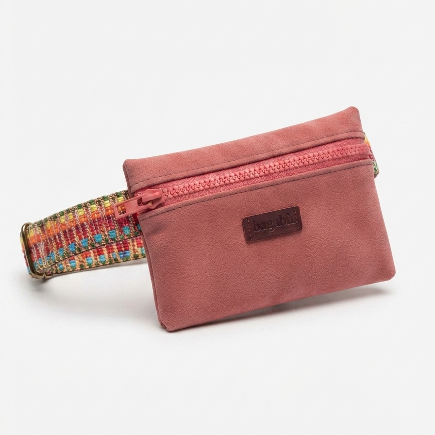light pink belt bag