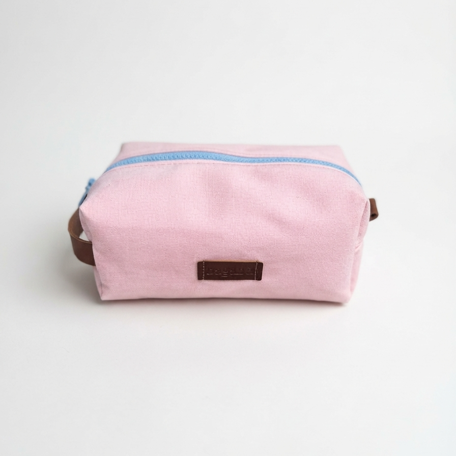 marshmallow pink toiletry bag