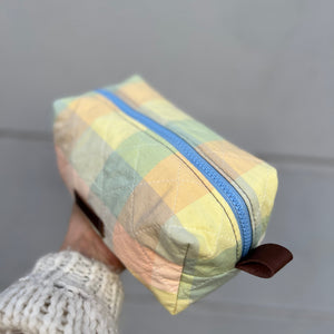 multi color toiletry bag