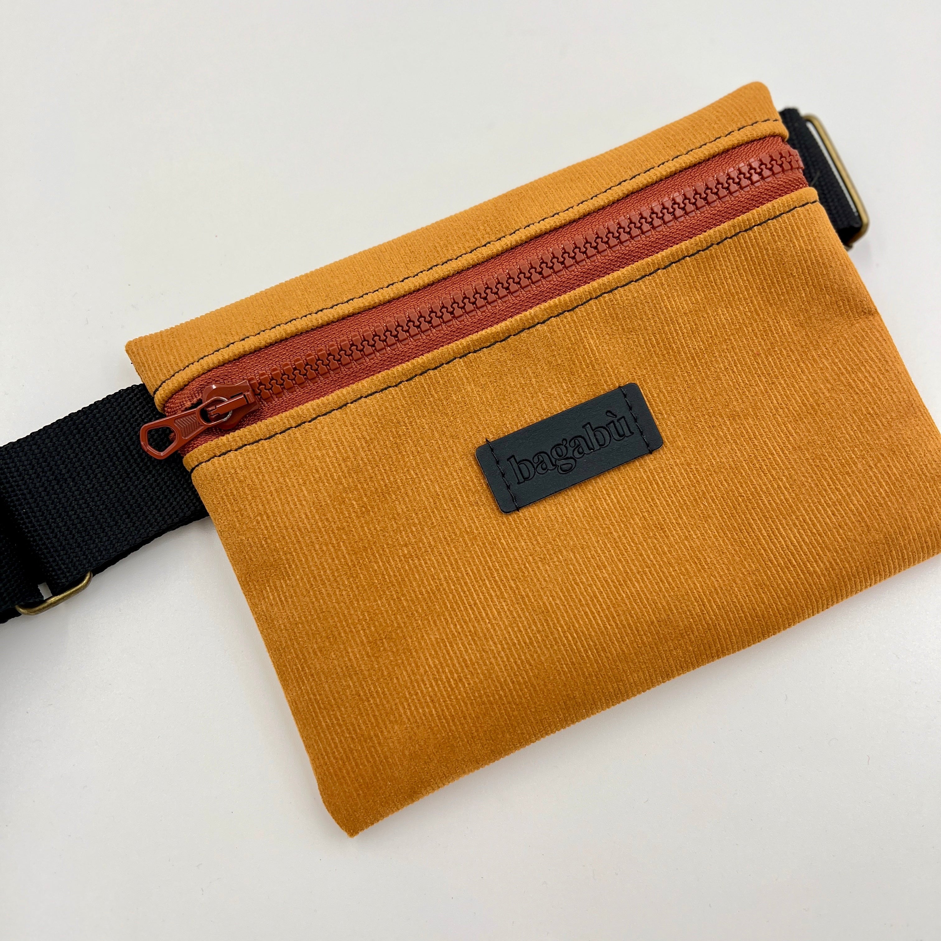 Orange Patterned Waist Bag